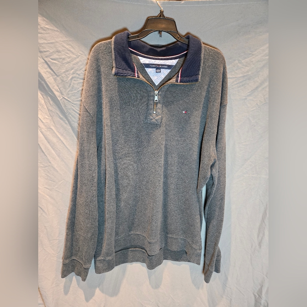 Tommy‎ Hilfiger Men's Gray Sweater/Pullover Size XXL